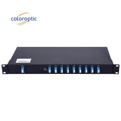 1270nm - 1610nm SMF CWDM MUX 16 Channel Untuk Transmisi Data yang Efisien