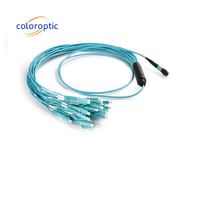 Serat Optik Harness MTP Patch Kabel Multimode Untuk Kondisi Kekerasan