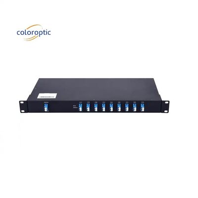 8 Saluran WDM Model CWDM MUX Dengan Konektor LC Untuk Jaringan Akses