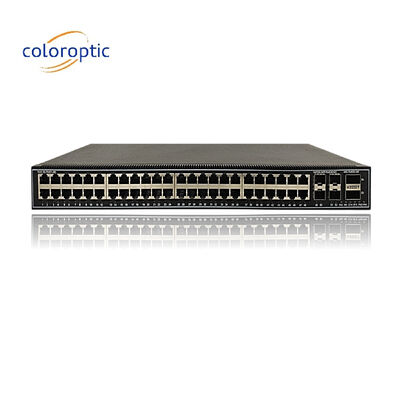 CE Layer 2 Enterprise Network Switch Dengan 48*2.5GE, 4*10GE, 2*40GE Port