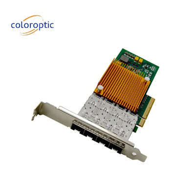 10G Quad Port Ethernet Network Adapter Optical NIC Untuk Microsoft Windows Server