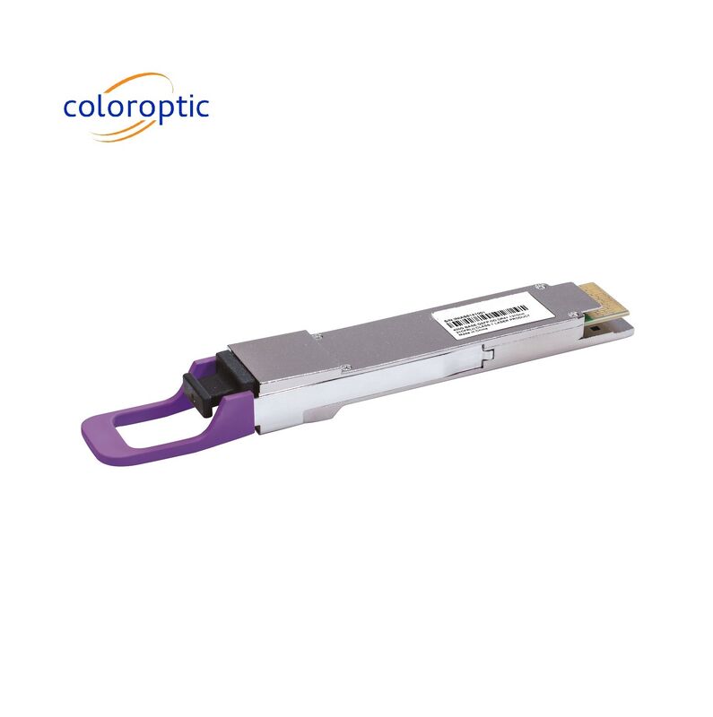 QSFP112-DD DOM MPO SMF Optical Transceiver Module 1310nm Untuk 400G Ethernet