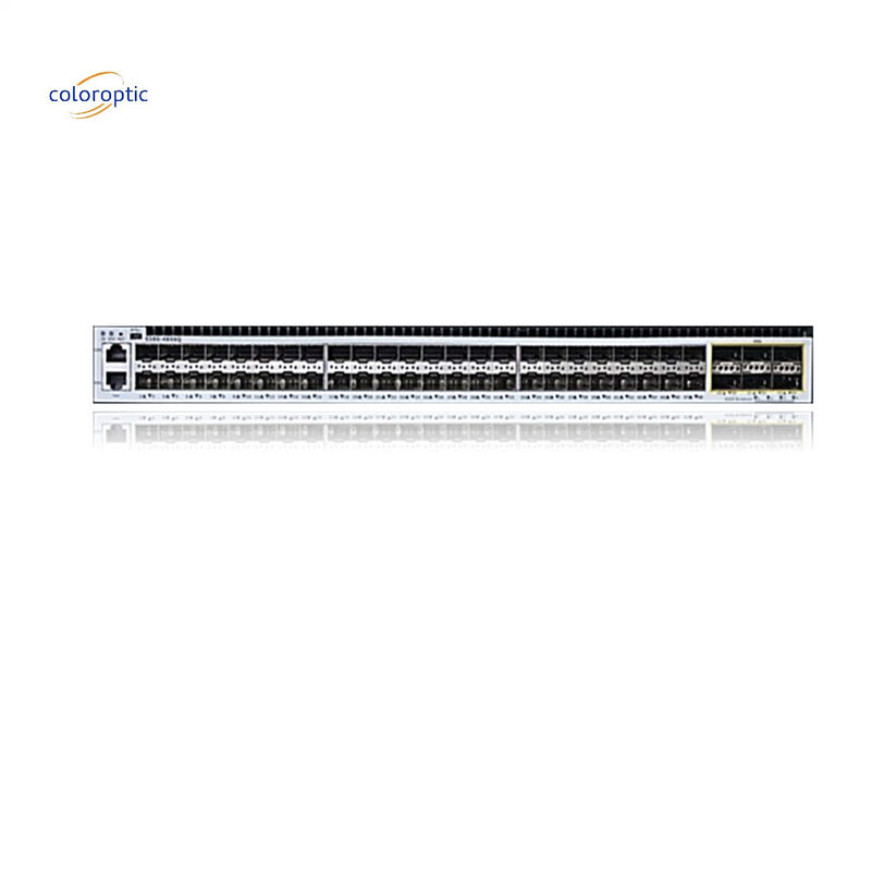 Lapisan 3 Network Switch 48 Port Dengan 48*10GE 4*100G Port 1*konsol