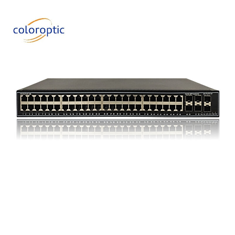 48 Port Gigabit Poe Switch QoS 10/100/1000M POE, 6*10GE SFP+ Port