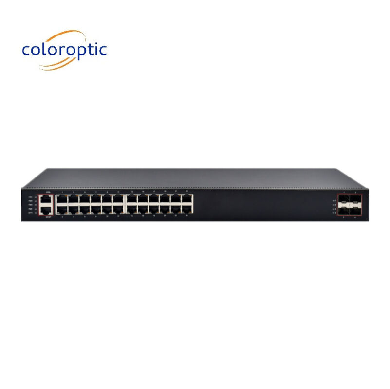 High Performance Layer 3 Core Network Switch Dengan 24 Port 4*10G SFP+ Port